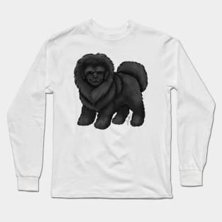 Dog - Tibetan Mastiff - Black Long Sleeve T-Shirt